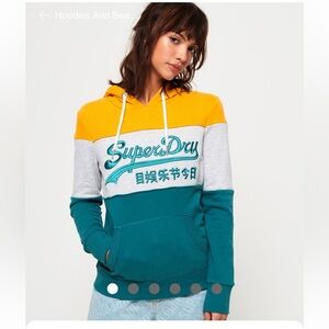 SUPERDRY Embroidered Vintage Logo Hoodie